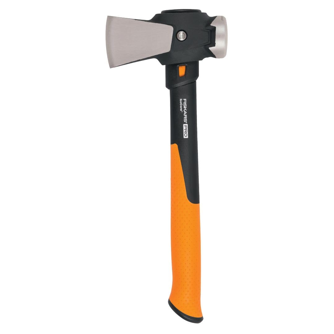 Fiskars 8 lb. Splitting Maul - 36" Shock-Absorbing, Comfort Grip Handle - Rust Resistant Forged Steel Blade - Wood Splitter Maul for Hardwood - Split Wood for Campfires - Bushcraft Gear