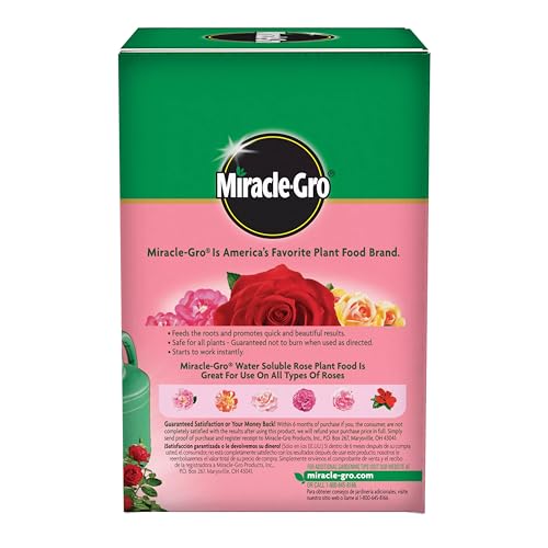 Miracle-Gro Water Soluble Rose Plant Food, 1.5 lb