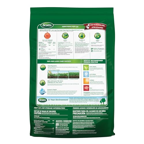 Scotts Green Max Lawn Food, Lawn Fertilizer Plus Iron Supplement for Greener Grass in 3 Days, 5,000 sq. ft., 16.67 lbs.