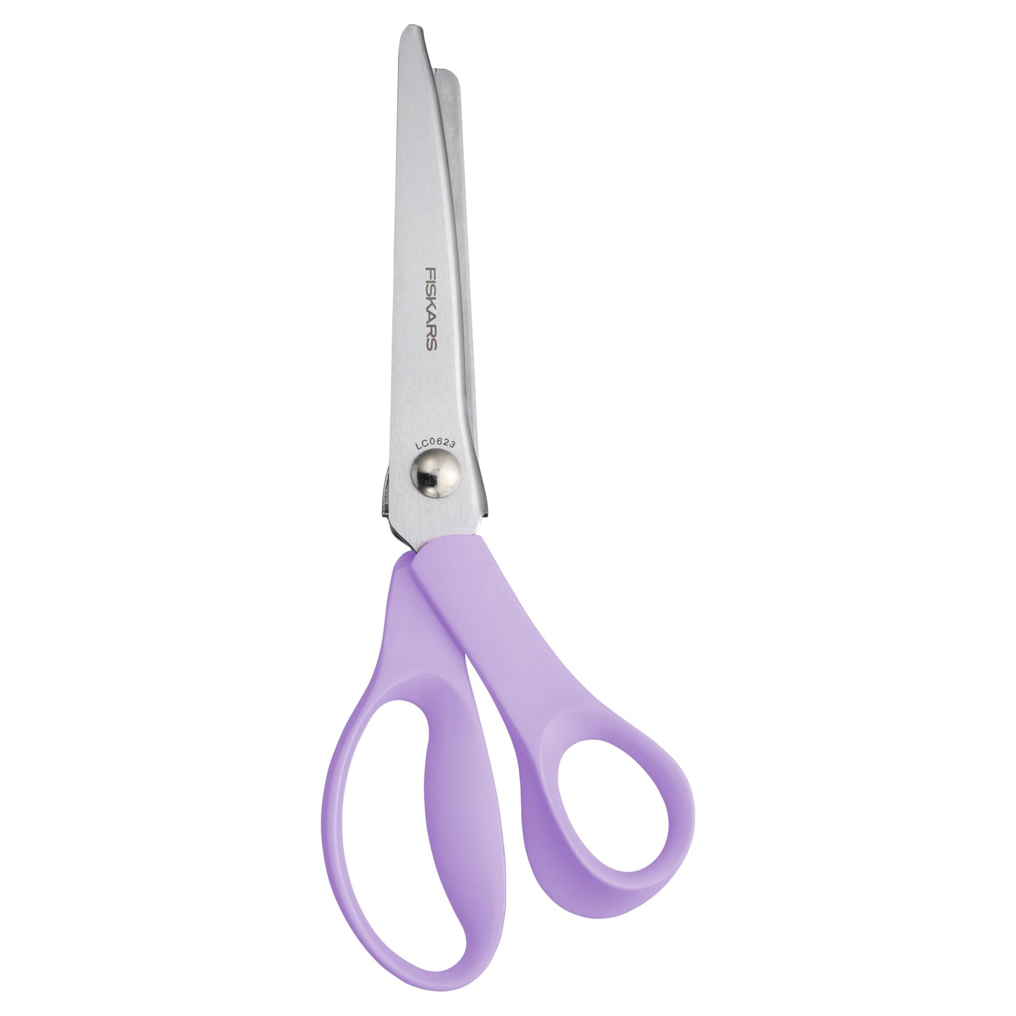 Fiskars 8” Original Orange-Handled Stainless Steel Scissors, Ergonomic and Keeps Material Flat, Sharp All-Purpose Paper and Fabric Scissors for Office, Arts, and Crafts