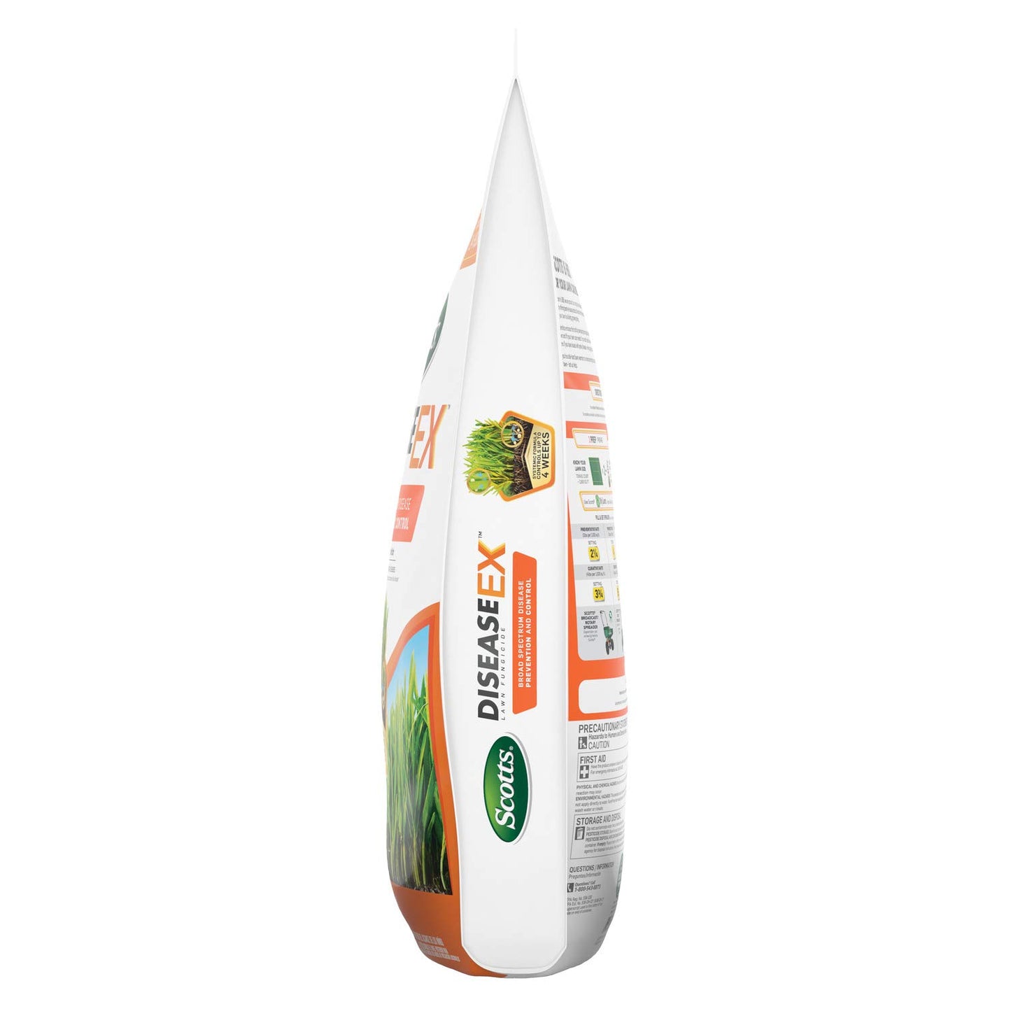Scotts DiseaseEx Lawn Fungicide, Controls and Prevents Disease Up to 4 Weeks, Treats Up to 5,000 sq. ft., 10 lbs.