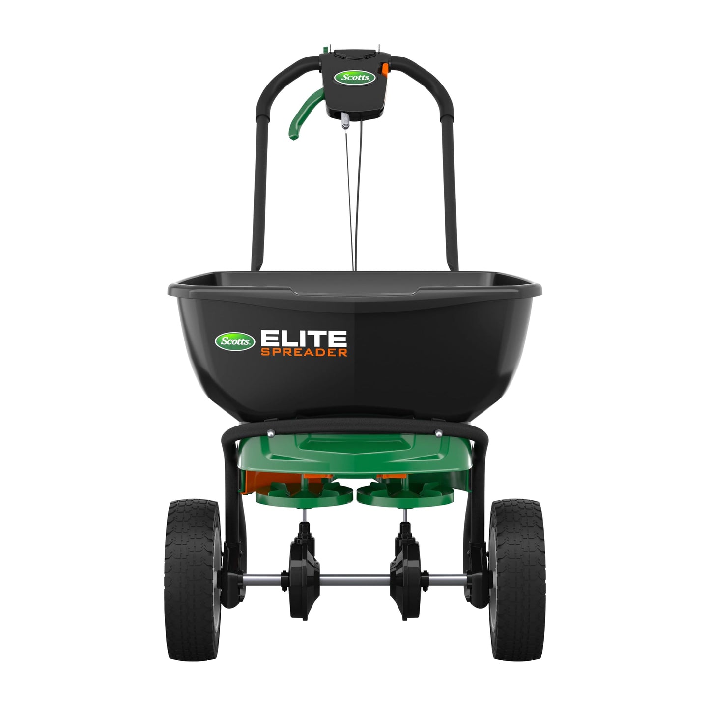 Scotts Turf Builder EdgeGuard DLX Broadcast Spreader for Seed, Fertilizer, Salt, Ice Melt, Holds up to 15,000 sq.ft. Product