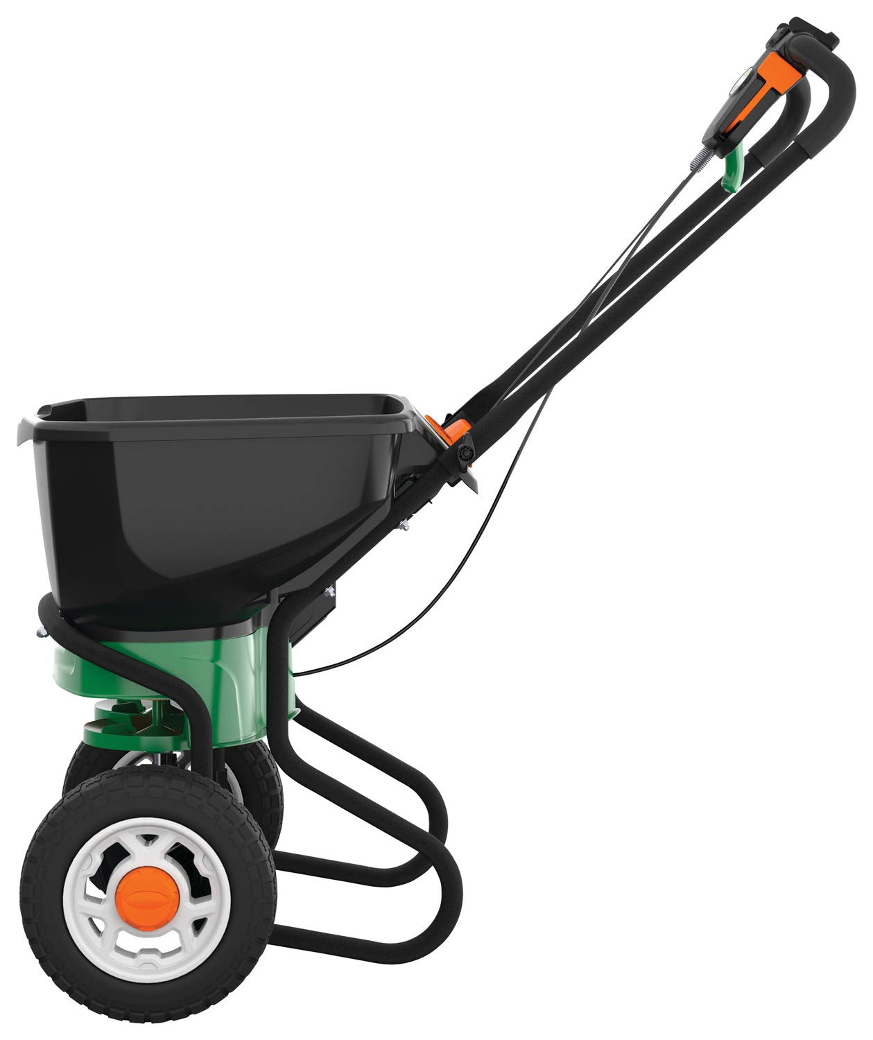 Scotts Turf Builder EdgeGuard DLX Broadcast Spreader for Seed, Fertilizer, Salt, Ice Melt, Holds up to 15,000 sq.ft. Product