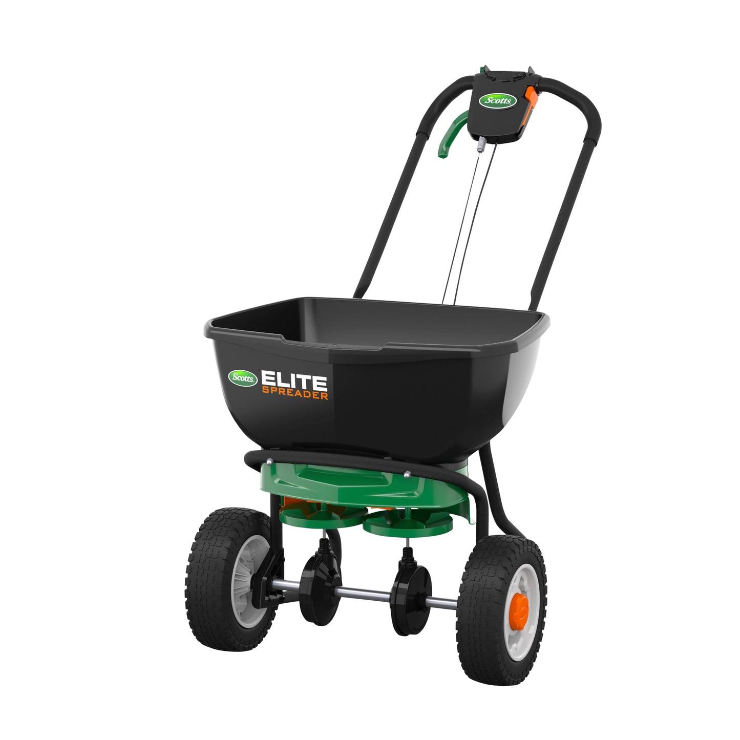 Scotts Turf Builder EdgeGuard DLX Broadcast Spreader for Seed, Fertilizer, Salt, Ice Melt, Holds up to 15,000 sq.ft. Product