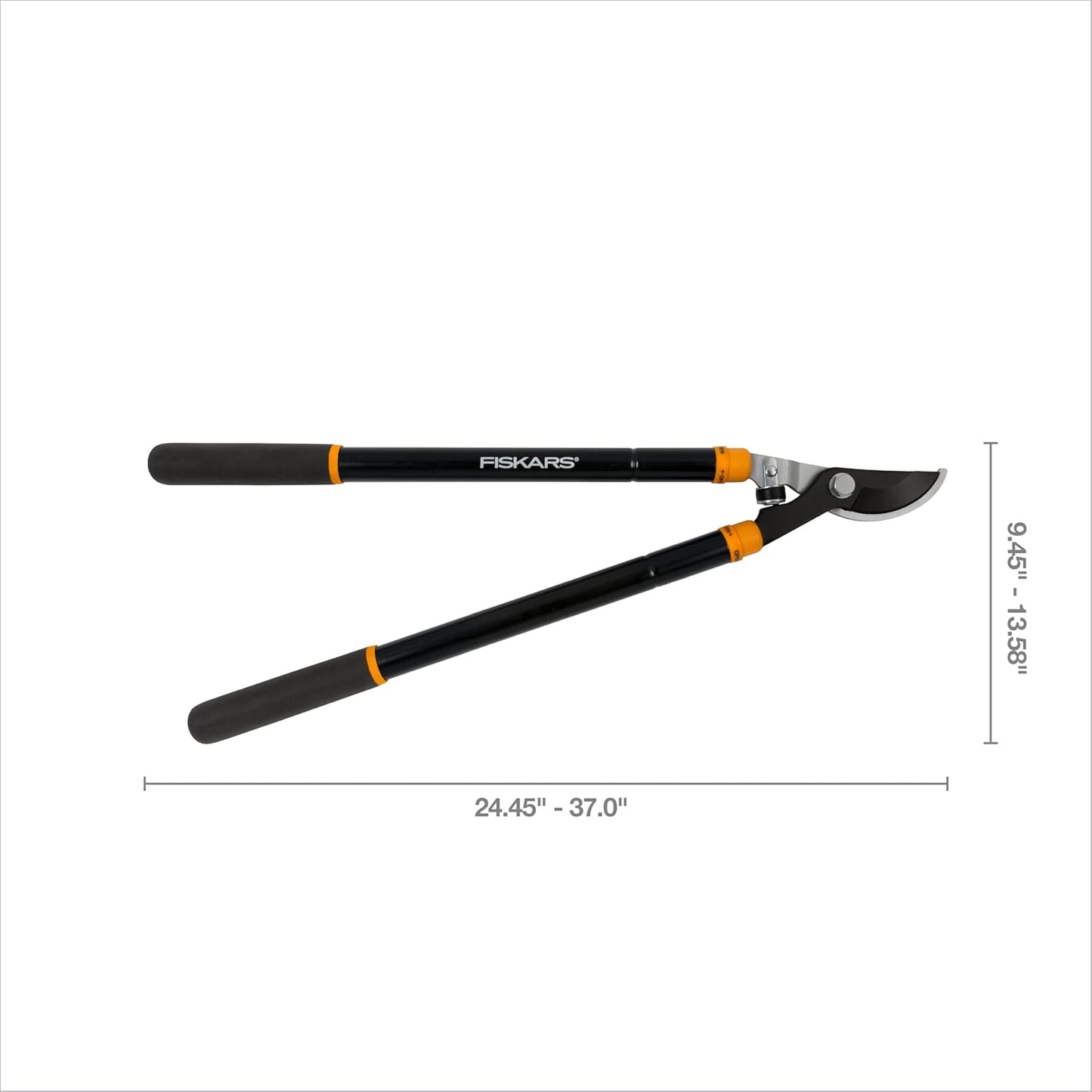 Fiskars 15-Inch PowerGear Loppers, Sharp Steel Blade Bush and Tree Trimmer, Cuts up to 1.25-Inch Diameter Branches, Rust Resistant and Lightweight Pruner, Yard Tools for Gardening