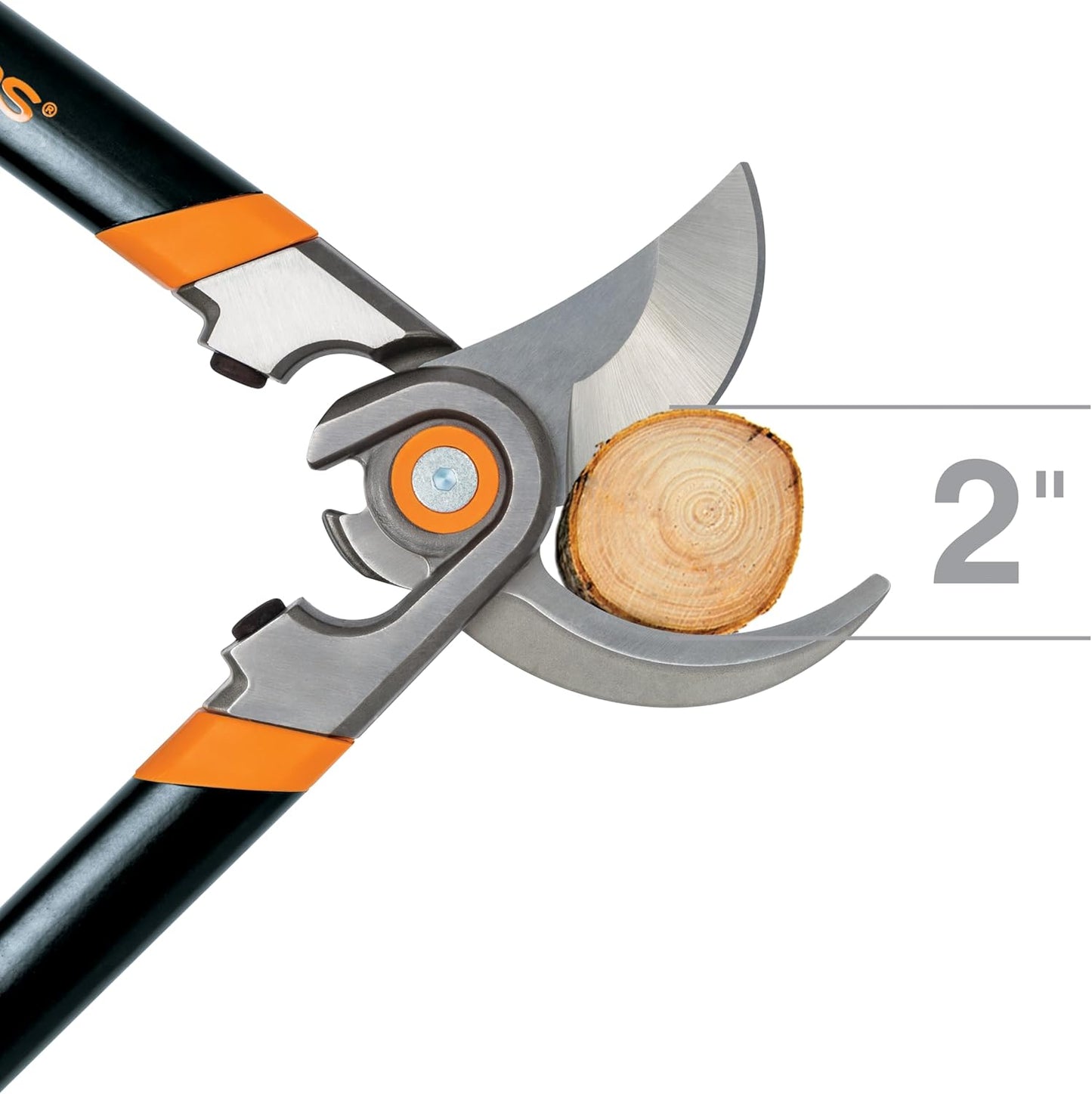 Fiskars 32-Inch Loppers for Tree Trimming, Heavy Duty, Low-Friction Sharp Steel Blade, Branch Cutter up to 2-Inch Diameter Cut Capacity, PowerGear2 Technology that Multiplies Power for Less Effort