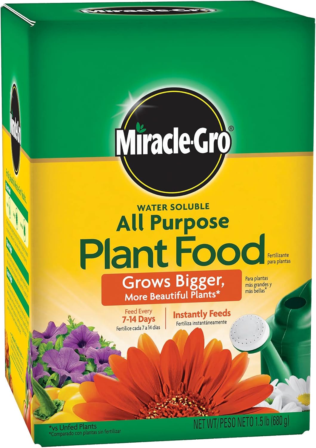Miracle-Gro Water Soluble All Purpose Plant Food, Plant Fertilizer for Indoor or Outdoor Plants, Roses, Flowers, Houseplants, Vegetables and Trees, 10 lb.