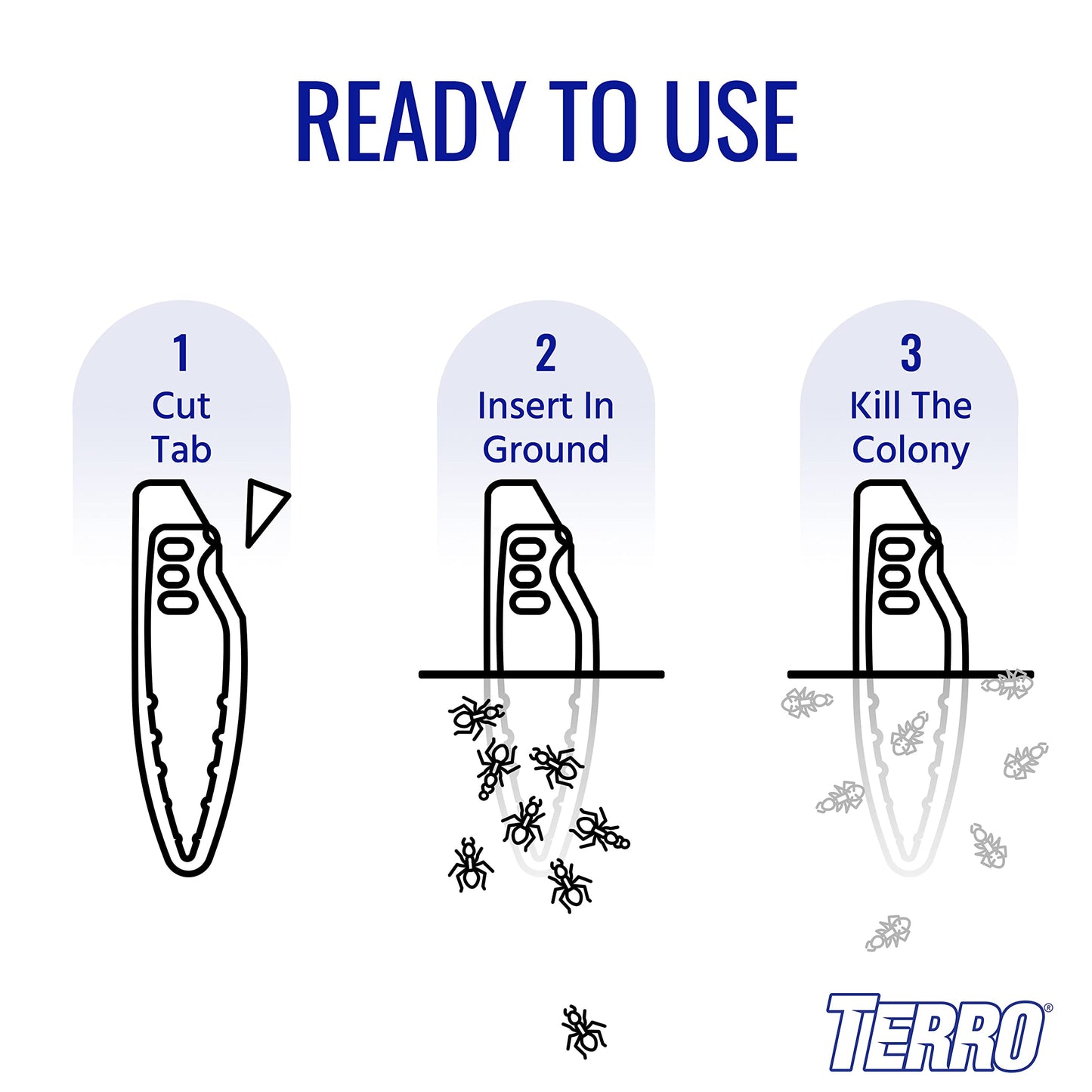 TERRO Liquid Ant Baits - T1813 - Outdoor Ready-to-Use Terro Ant Traps - Pack of 12 Liquid Traps