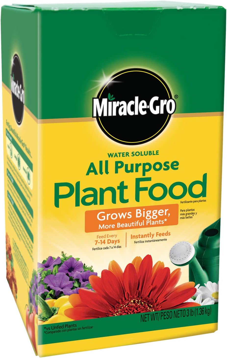 Miracle-Gro Water Soluble All Purpose Plant Food, Plant Fertilizer for Indoor or Outdoor Plants, Roses, Flowers, Houseplants, Vegetables and Trees, 10 lb.