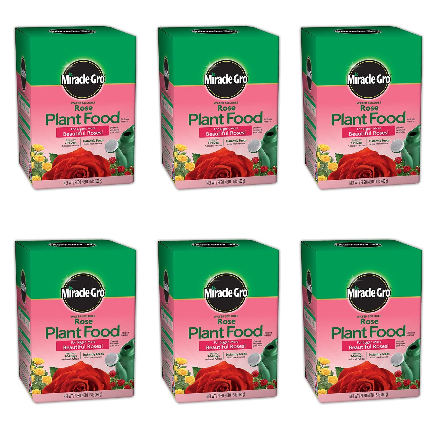 Miracle-Gro Water Soluble Rose Plant Food, 1.5 lb