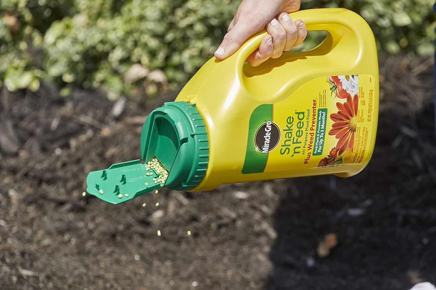 Miracle-Gro Shake 'N Feed All Purpose Plant Food, For In-Ground and Container Plants, Feeds for up to 3 Months, 4.5 lbs.