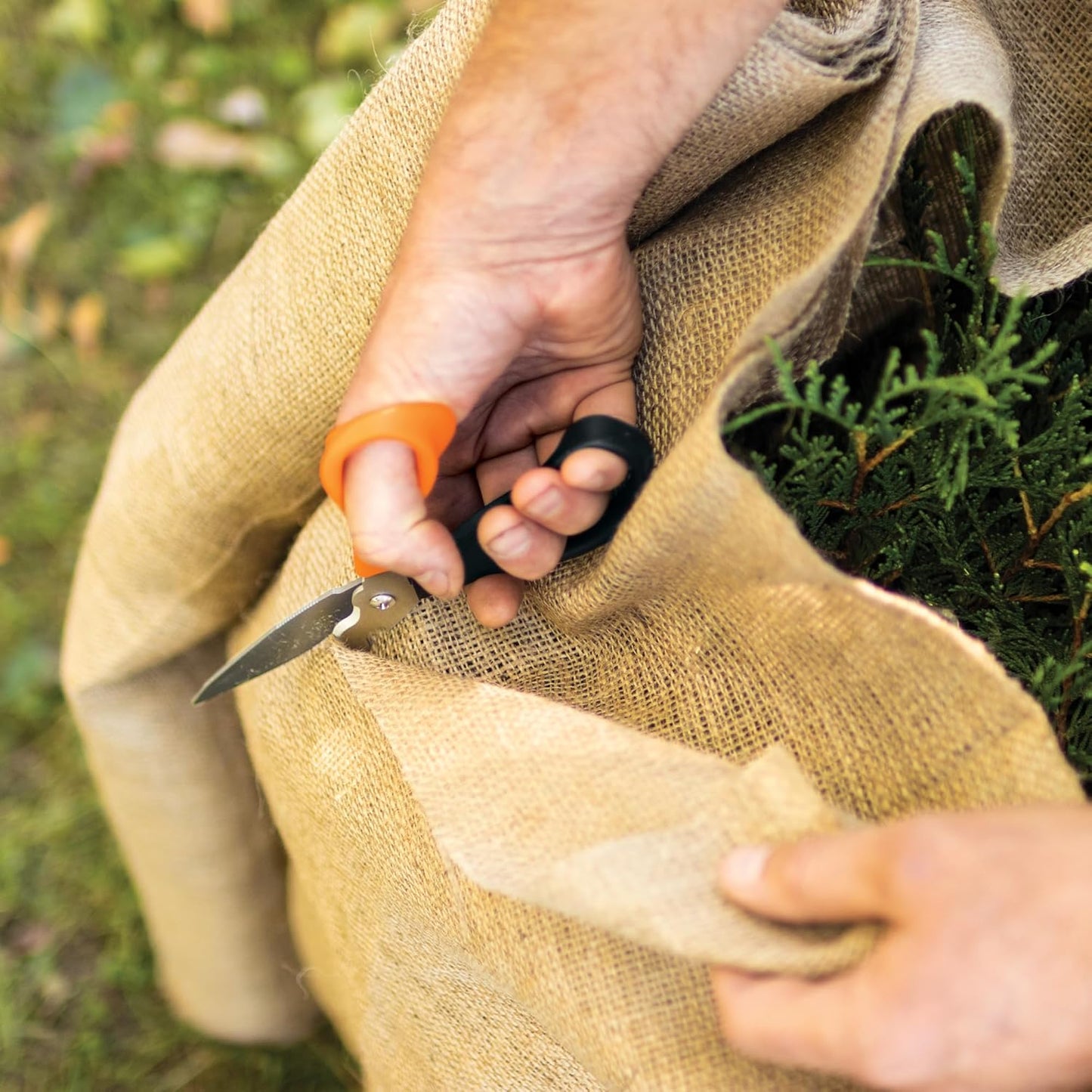 Fiskars Pruning Shears for Gardening, Multipurpose 8" Garden Shears with Sheath and SoftGrip Handle, Great for cutting Nursery Pots, Bags, and Wire