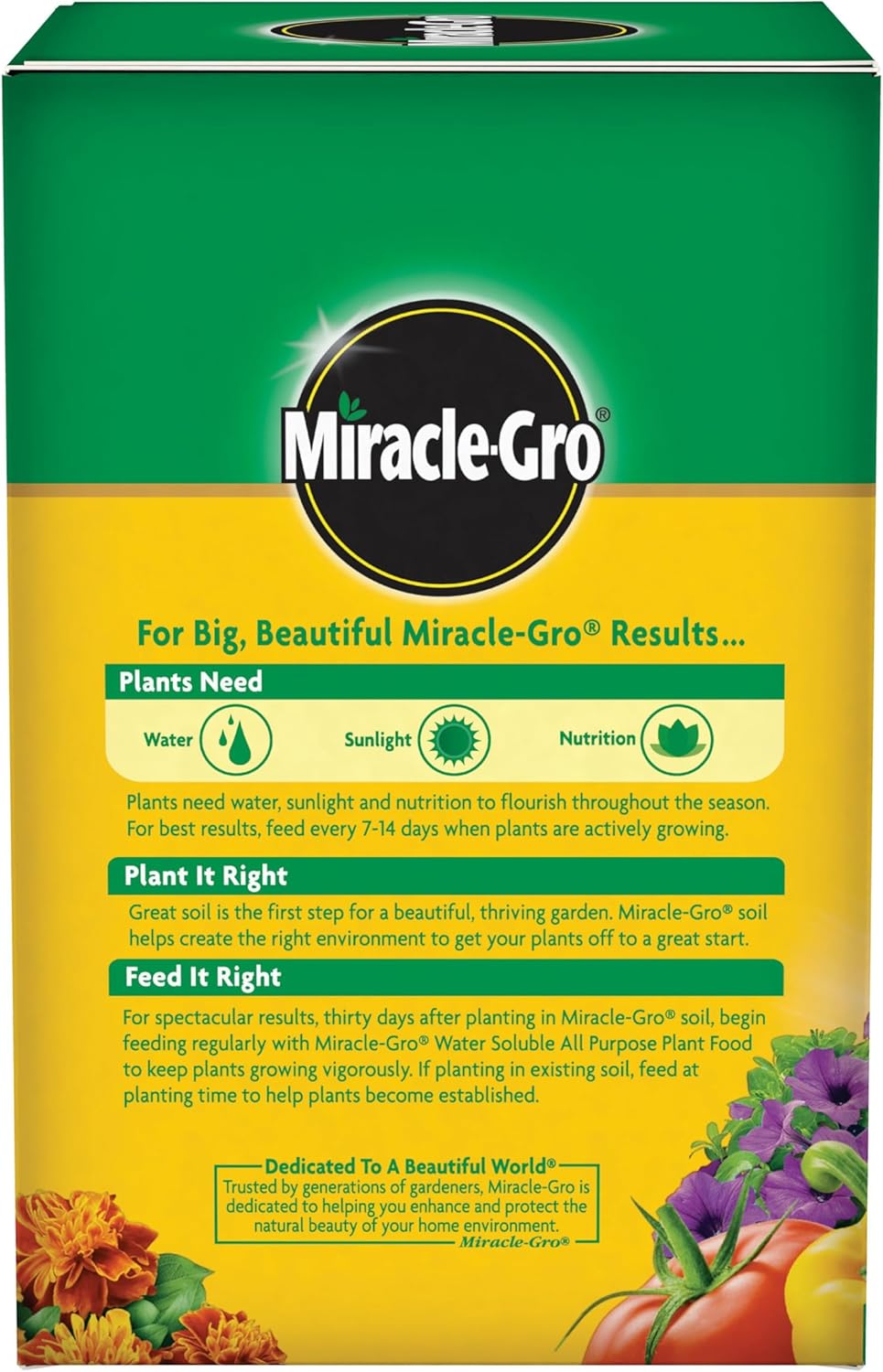 Miracle-Gro Water Soluble All Purpose Plant Food, Plant Fertilizer for Indoor or Outdoor Plants, Roses, Flowers, Houseplants, Vegetables and Trees, 10 lb.
