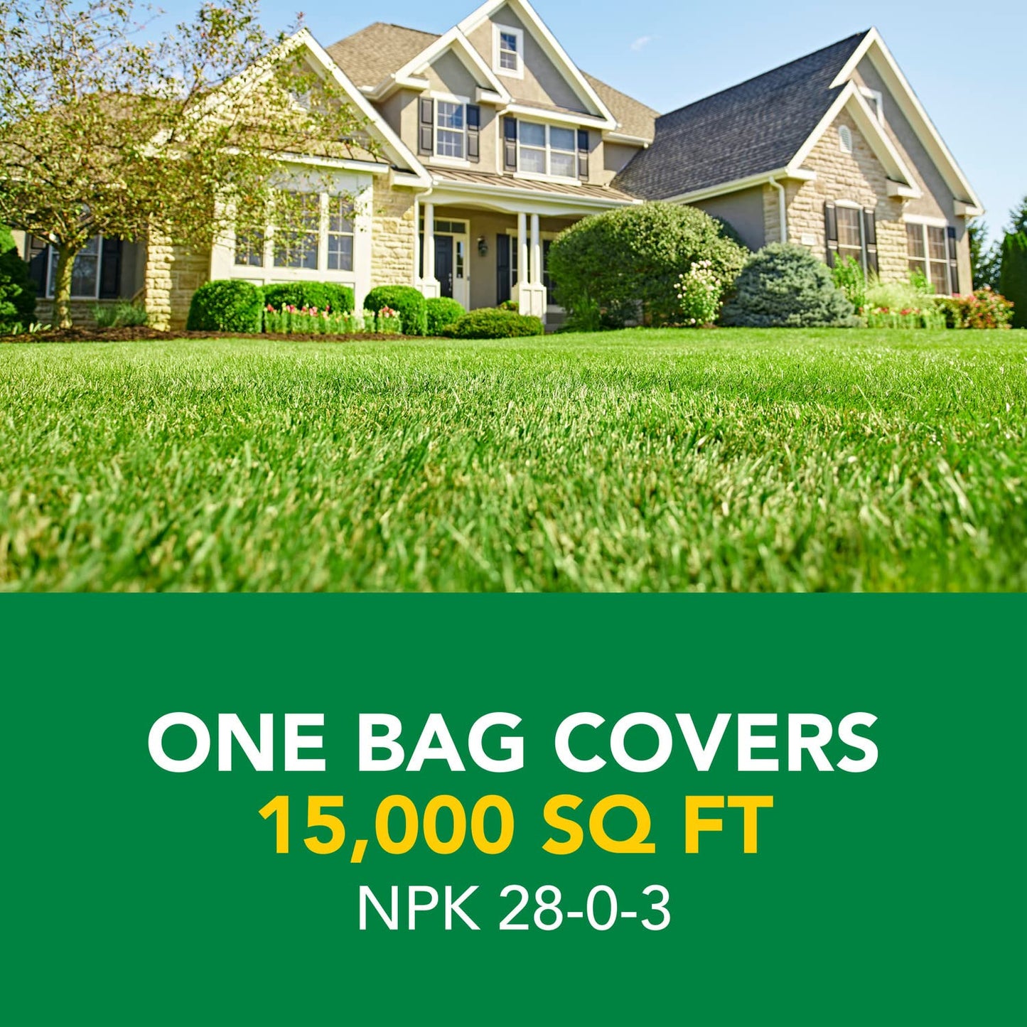 Scotts Turf Builder Weed & Feed3, Weed Killer Plus Lawn Fertilizer, Controls Dandelion and Clover, 5,000 sq. ft., 14.29 lbs.