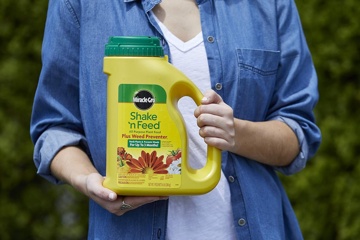 Miracle-Gro Shake 'N Feed All Purpose Plant Food, For In-Ground and Container Plants, Feeds for up to 3 Months, 4.5 lbs.