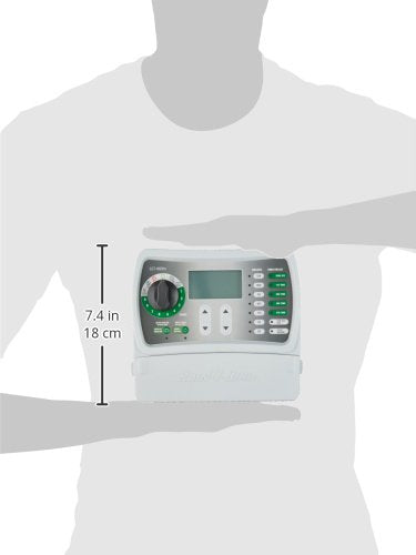 Rain Bird SST1200OUT Simple-to-Set Indoor/Outdoor Sprinkler/Irrigation Timer/Controller, 12-Zone/Station (this New/Improved Model Replaces SST1200O),Gray/Green