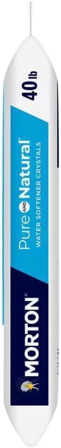 (2 PK) Morton Water Softener Salt Crystals, Pure and Natural 4 in 1, 40 pounds