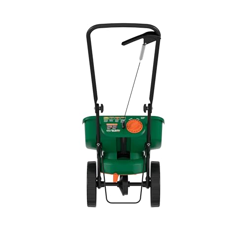 Scotts Turf Builder EdgeGuard DLX Broadcast Spreader for Seed, Fertilizer, Salt, Ice Melt, Holds up to 15,000 sq.ft. Product