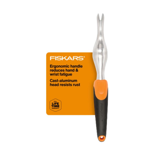 Fiskars Ergo Garden Trowel for Digging and Planting, Heavy Duty Gardening Hand Tool with Hanging Hole