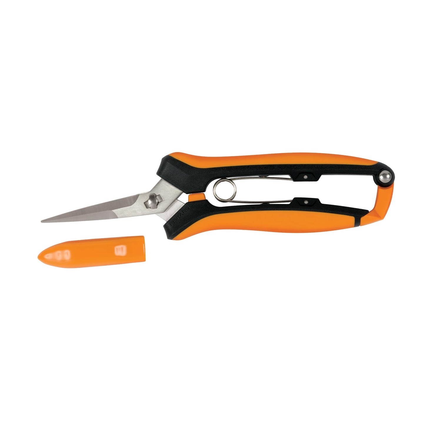Fiskars 6" Pruning Scissors (2-Pack) for Flowers, Buds, Weeds and Small Plants, Garden Snips with Resin Resistant Nonstick Stainless Steel Blades, Gardening Trimmers with Comfortable Handle