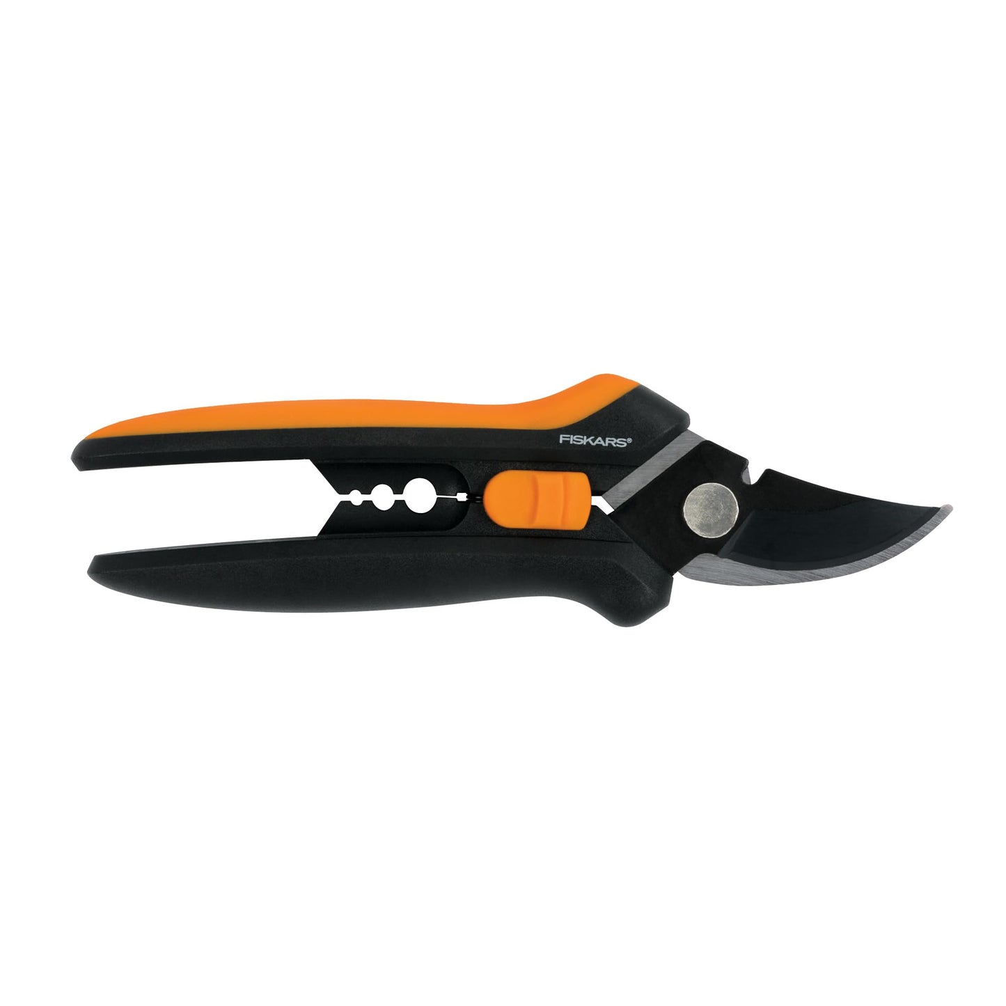 Fiskars 6" Pruning Scissors (2-Pack) for Flowers, Buds, Weeds and Small Plants, Garden Snips with Resin Resistant Nonstick Stainless Steel Blades, Gardening Trimmers with Comfortable Handle