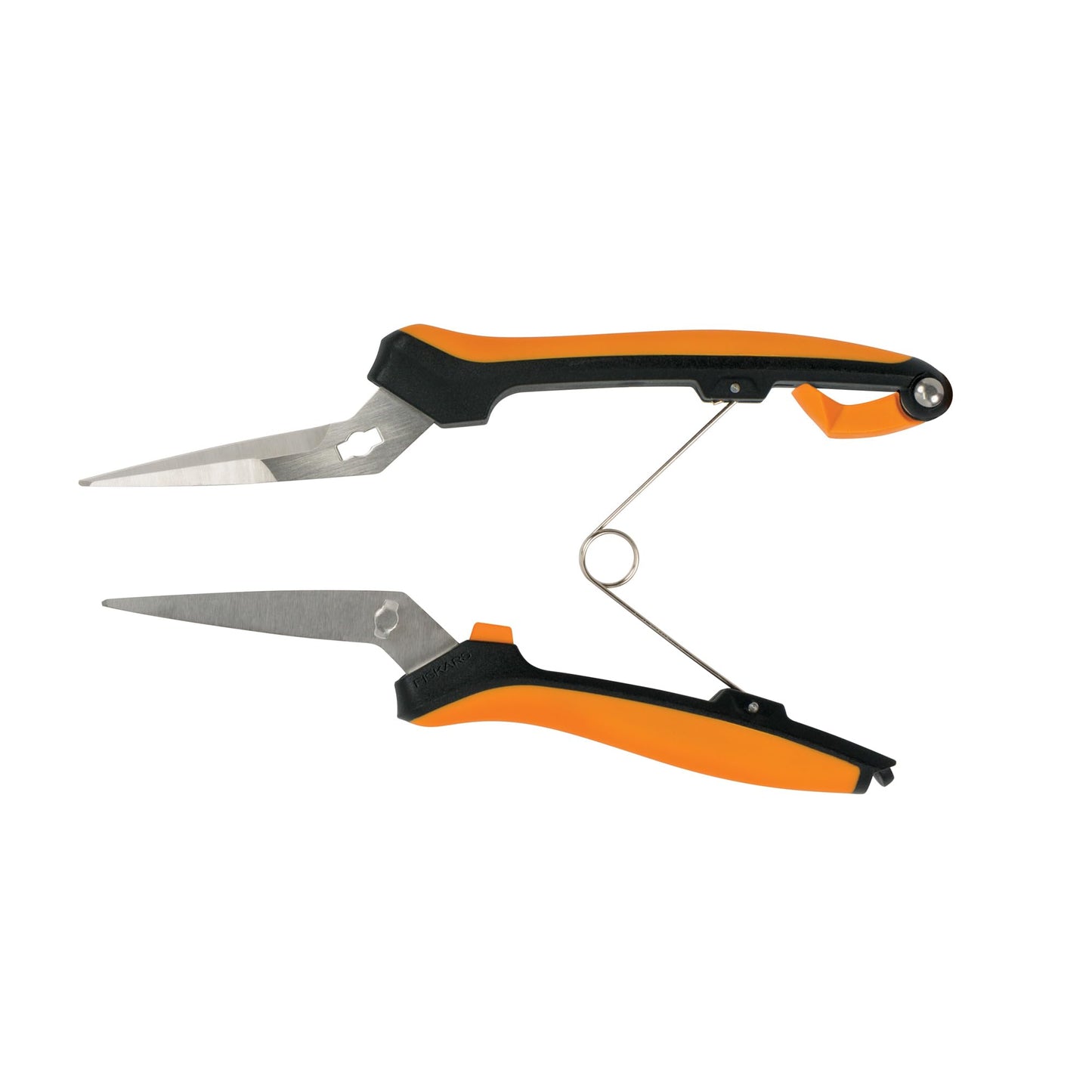 Fiskars 6" Pruning Scissors (2-Pack) for Flowers, Buds, Weeds and Small Plants, Garden Snips with Resin Resistant Nonstick Stainless Steel Blades, Gardening Trimmers with Comfortable Handle