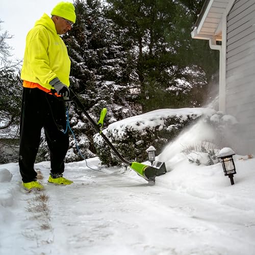 Earthwise SN70016 Electric Corded 12Amp Snow Shovel, 16" Width, 430lbs/Minute