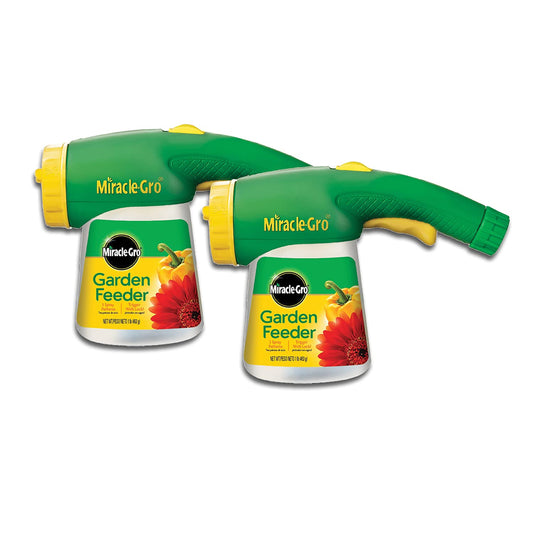 Miracle-Gro Garden Feeder with Water Soluble All Purpose Plant Food, Hose-end Feeder for Outdoor Plants, 1 lb.