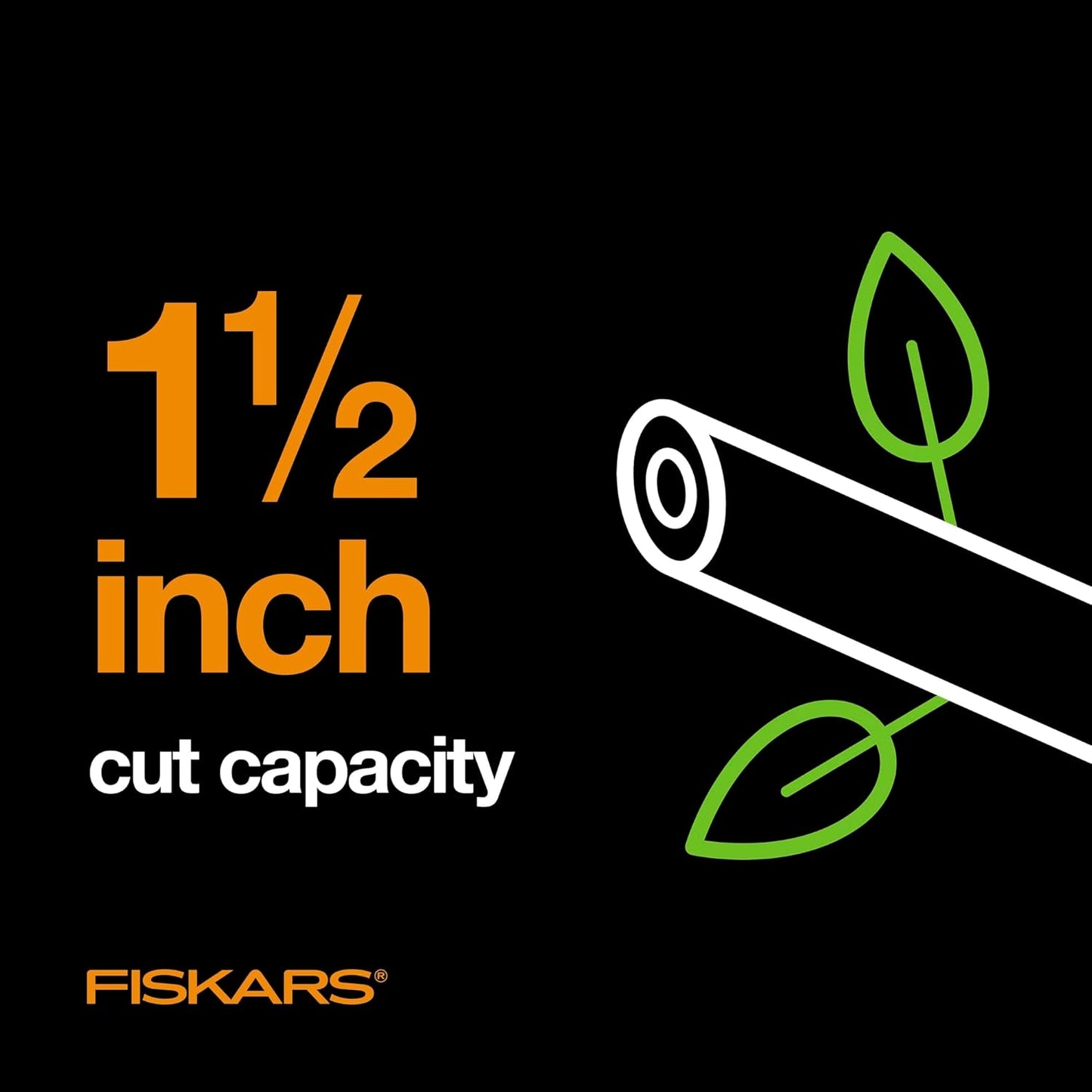 Fiskars 15-Inch PowerGear Loppers, Sharp Steel Blade Bush and Tree Trimmer, Cuts up to 1.25-Inch Diameter Branches, Rust Resistant and Lightweight Pruner, Yard Tools for Gardening