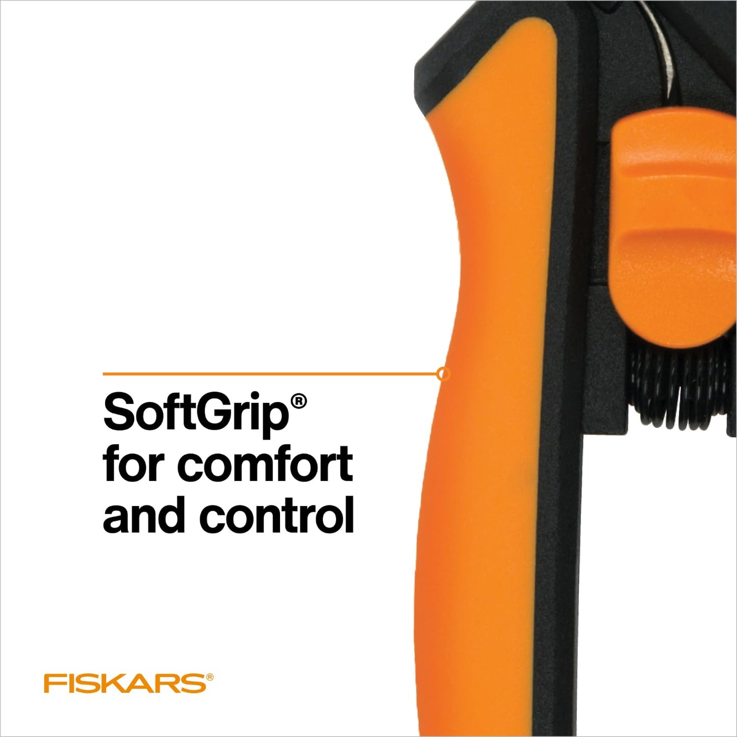 Fiskars 6" Pruning Scissors (2-Pack) for Flowers, Buds, Weeds and Small Plants, Garden Snips with Resin Resistant Nonstick Stainless Steel Blades, Gardening Trimmers with Comfortable Handle