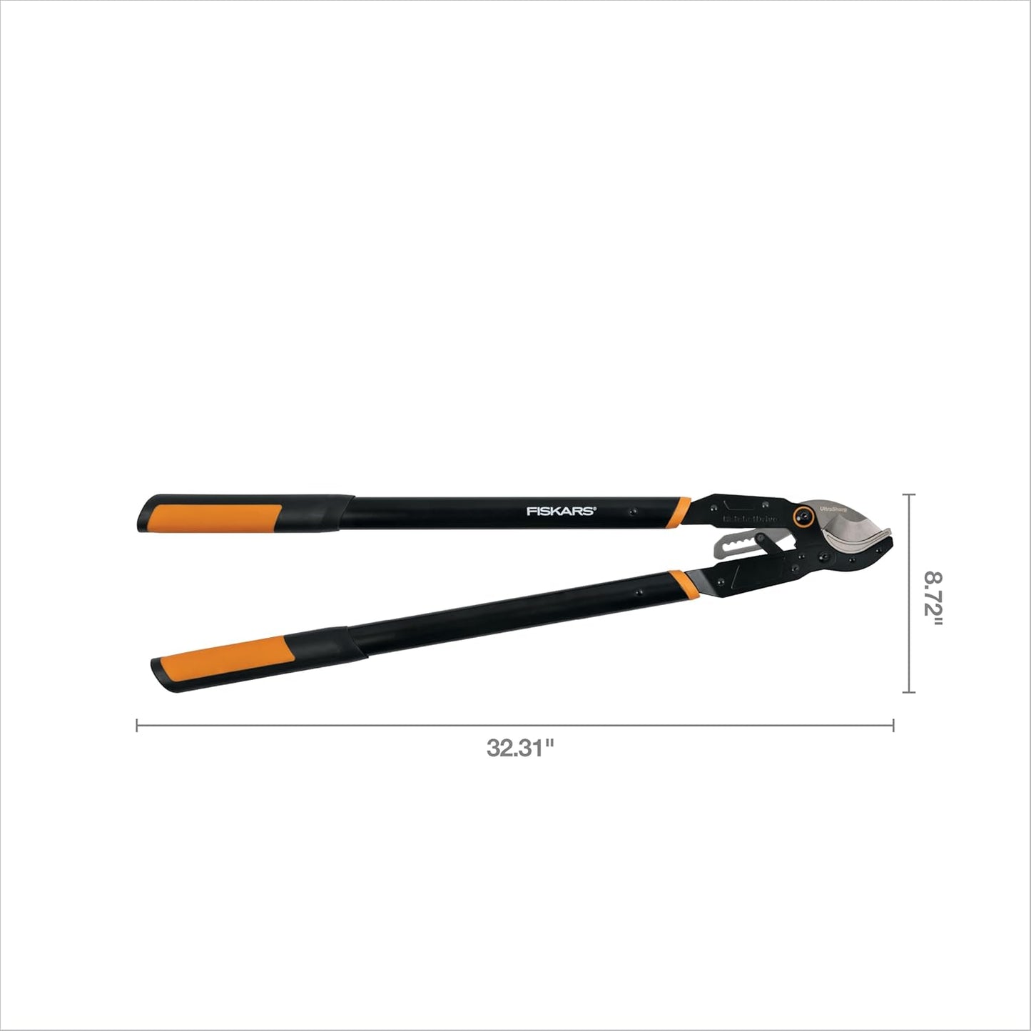 Fiskars 15-Inch PowerGear Loppers, Sharp Steel Blade Bush and Tree Trimmer, Cuts up to 1.25-Inch Diameter Branches, Rust Resistant and Lightweight Pruner, Yard Tools for Gardening