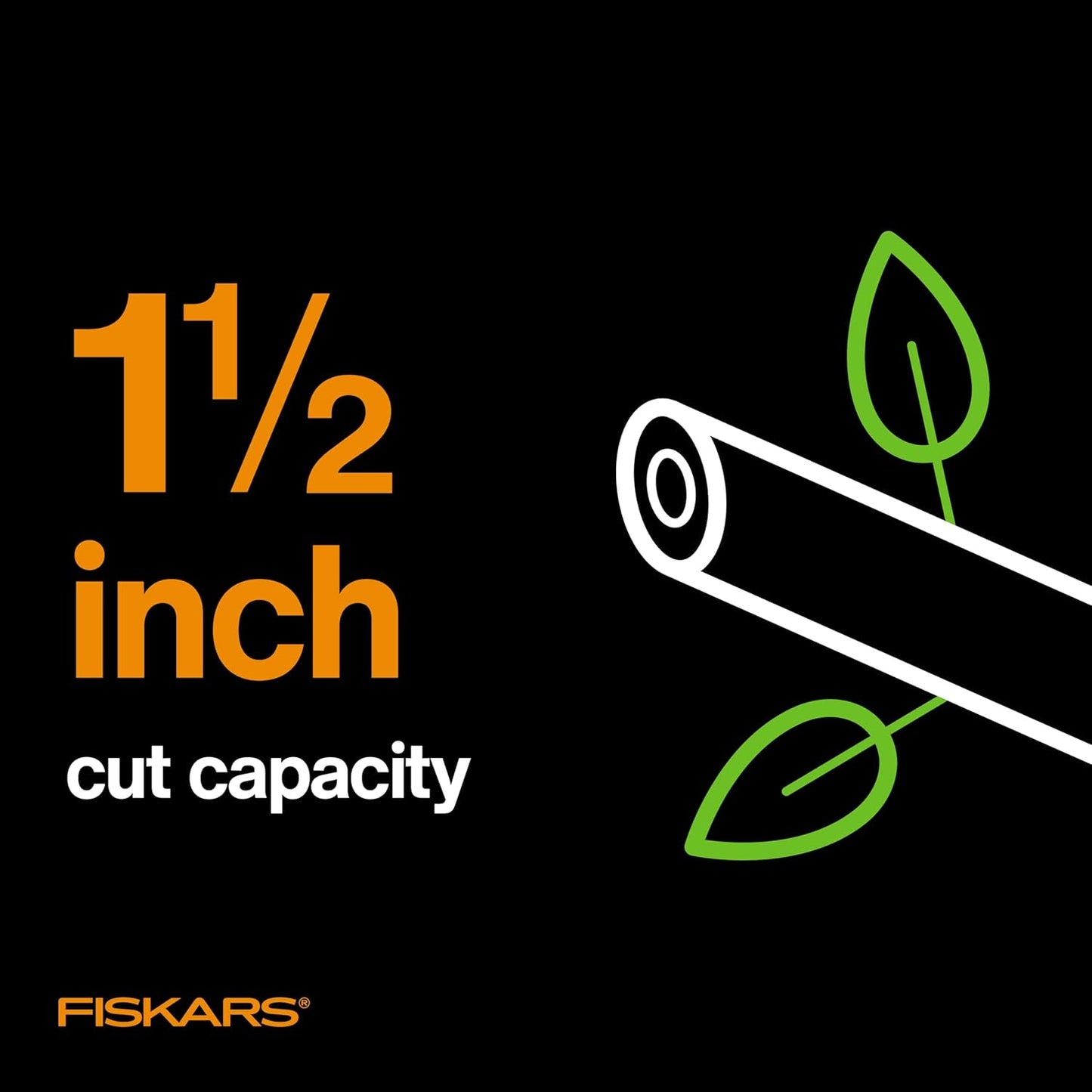 Fiskars 15-Inch PowerGear Loppers, Sharp Steel Blade Bush and Tree Trimmer, Cuts up to 1.25-Inch Diameter Branches, Rust Resistant and Lightweight Pruner, Yard Tools for Gardening