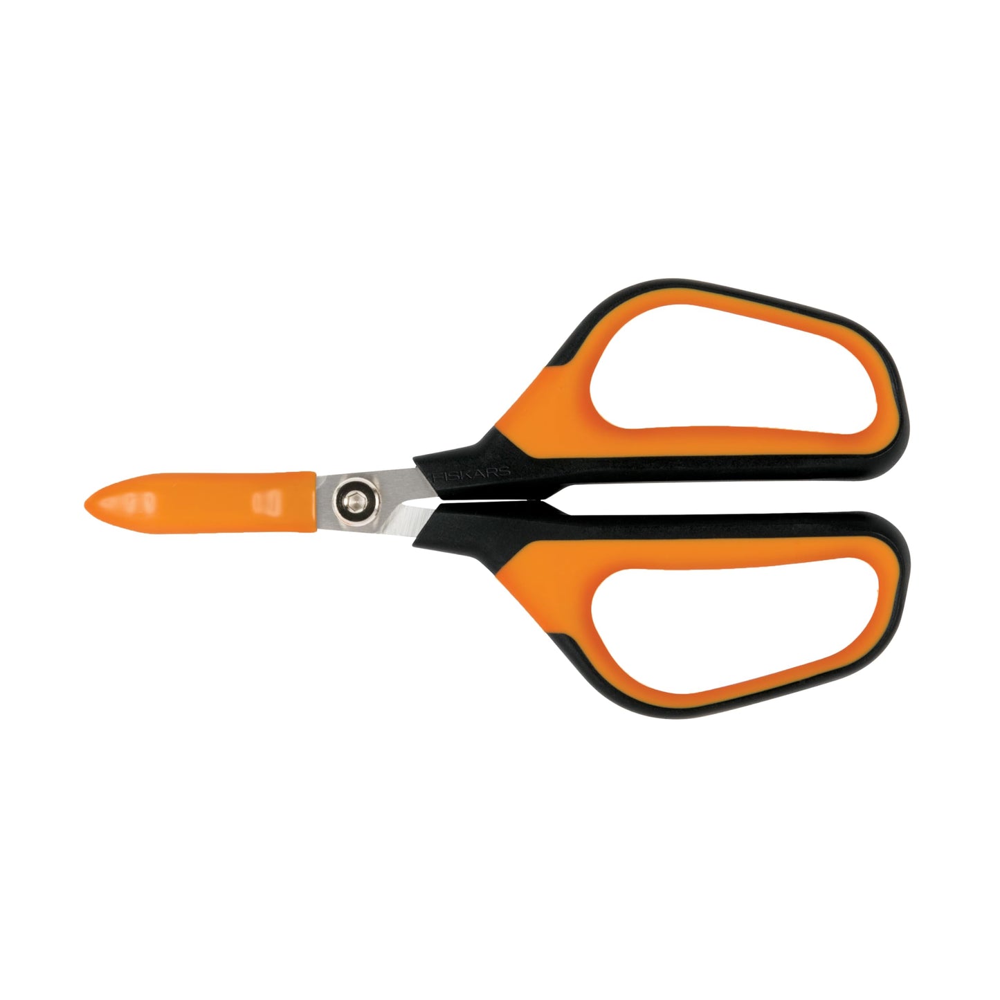 Fiskars 6" Pruning Scissors (2-Pack) for Flowers, Buds, Weeds and Small Plants, Garden Snips with Resin Resistant Nonstick Stainless Steel Blades, Gardening Trimmers with Comfortable Handle