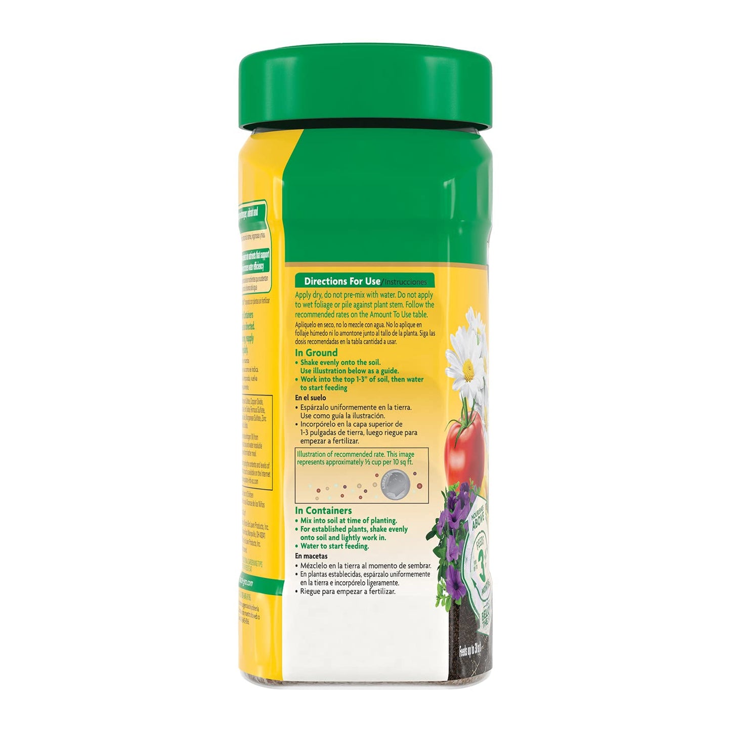 Miracle-Gro Shake 'N Feed All Purpose Plant Food, For In-Ground and Container Plants, Feeds for up to 3 Months, 4.5 lbs.