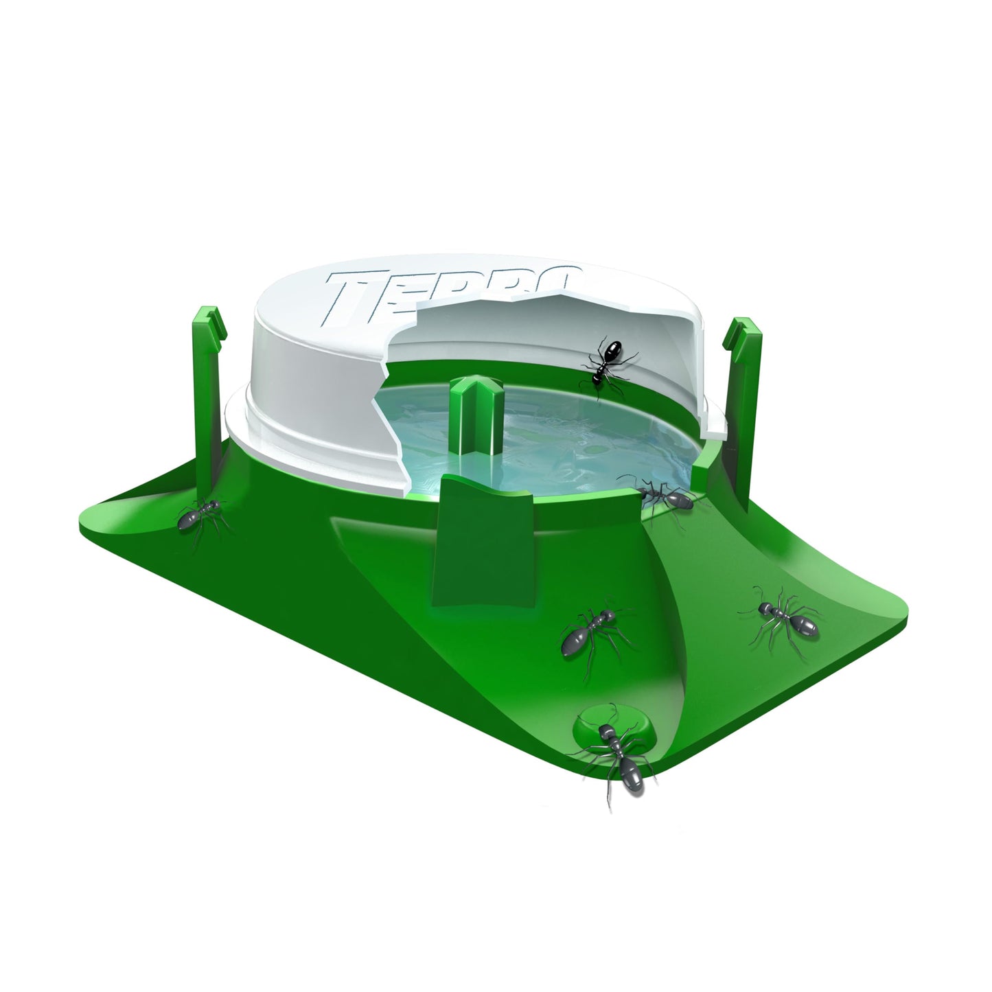 TERRO T1804-6 Outdoor Ready-to-Use Liquid Ant Bait Killer and Trap - Kills Common Household Ants - 4 Bait Stations