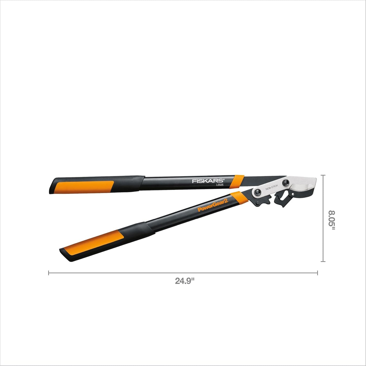Fiskars 32-Inch Loppers for Tree Trimming, Heavy Duty, Low-Friction Sharp Steel Blade, Branch Cutter up to 2-Inch Diameter Cut Capacity, PowerGear2 Technology that Multiplies Power for Less Effort