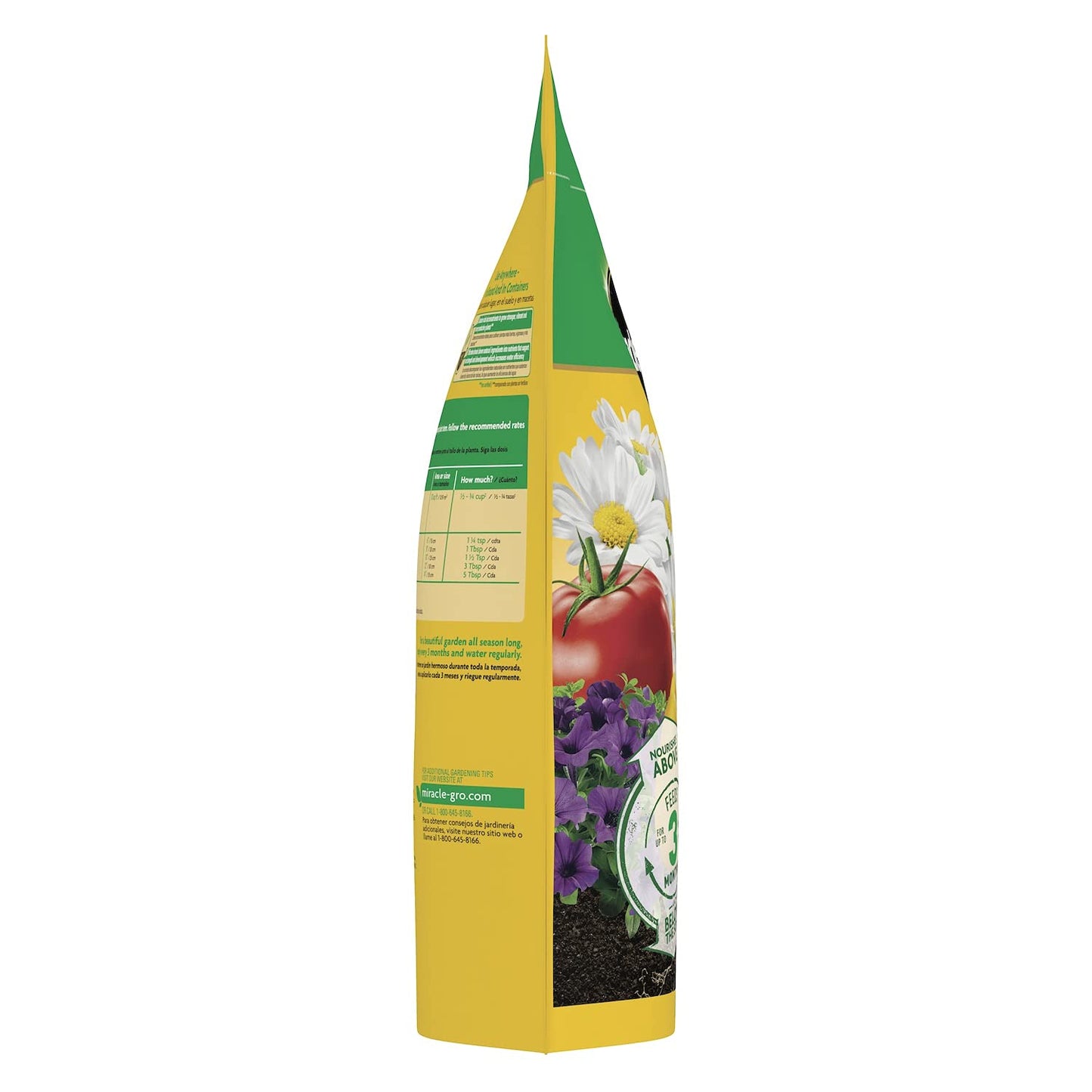 Miracle-Gro Shake 'N Feed All Purpose Plant Food, For In-Ground and Container Plants, Feeds for up to 3 Months, 4.5 lbs.