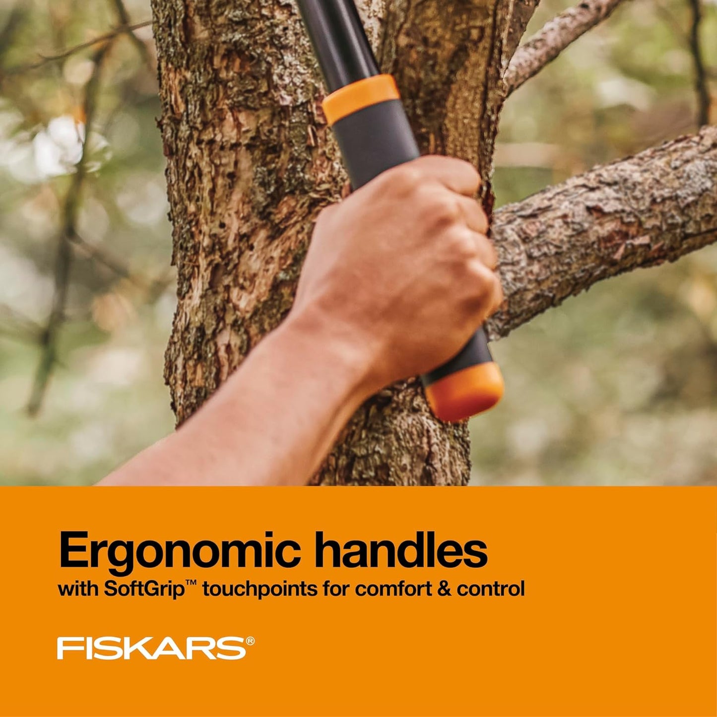 Fiskars 15-Inch PowerGear Loppers, Sharp Steel Blade Bush and Tree Trimmer, Cuts up to 1.25-Inch Diameter Branches, Rust Resistant and Lightweight Pruner, Yard Tools for Gardening