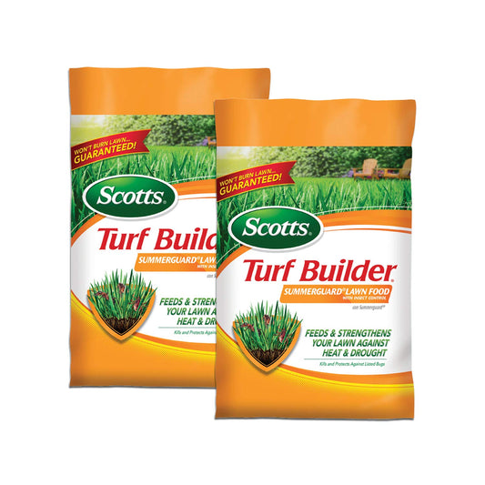 Scotts Turf Builder SummerGuard Lawn Food with Insect Control, Fertilizer and Insect Killer, 5,000 sq. ft., 13.35 lbs.