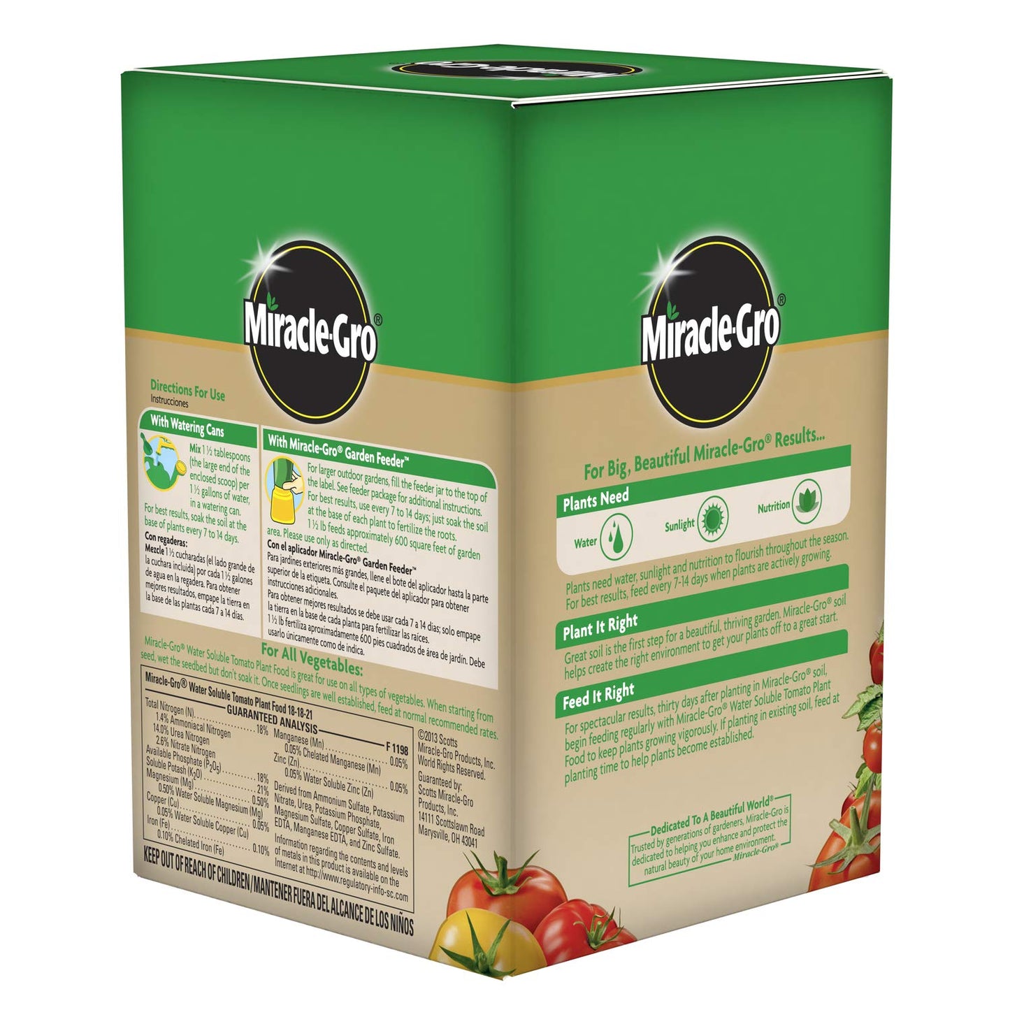 Miracle-Gro Water Soluble Tomato Plant Food