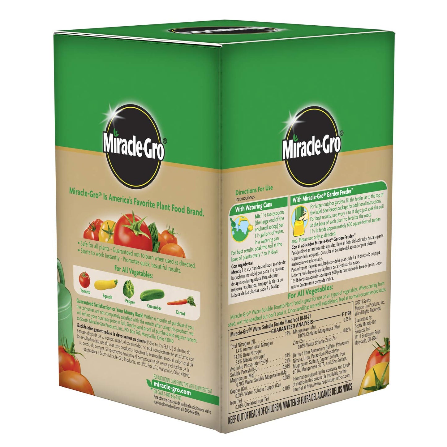 Miracle-Gro Water Soluble Tomato Plant Food