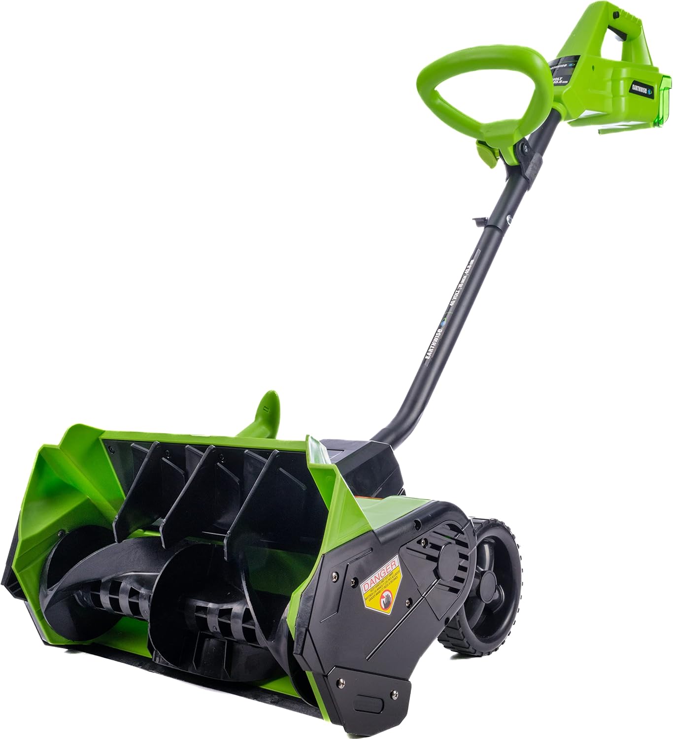 Earthwise SN74016 40-Volt Cordless Electric Snow Shovel, Brushless Motor, 16-Inch width, 300lbs/Minute (Battery and Charger Included)