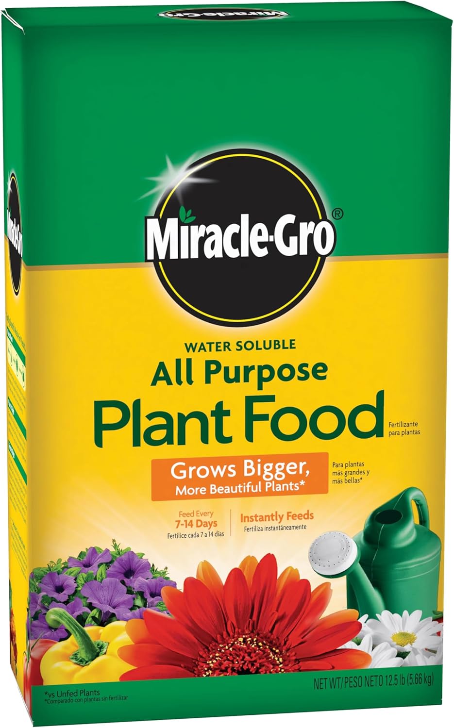 Miracle-Gro Water Soluble All Purpose Plant Food, Plant Fertilizer for Indoor or Outdoor Plants, Roses, Flowers, Houseplants, Vegetables and Trees, 10 lb.