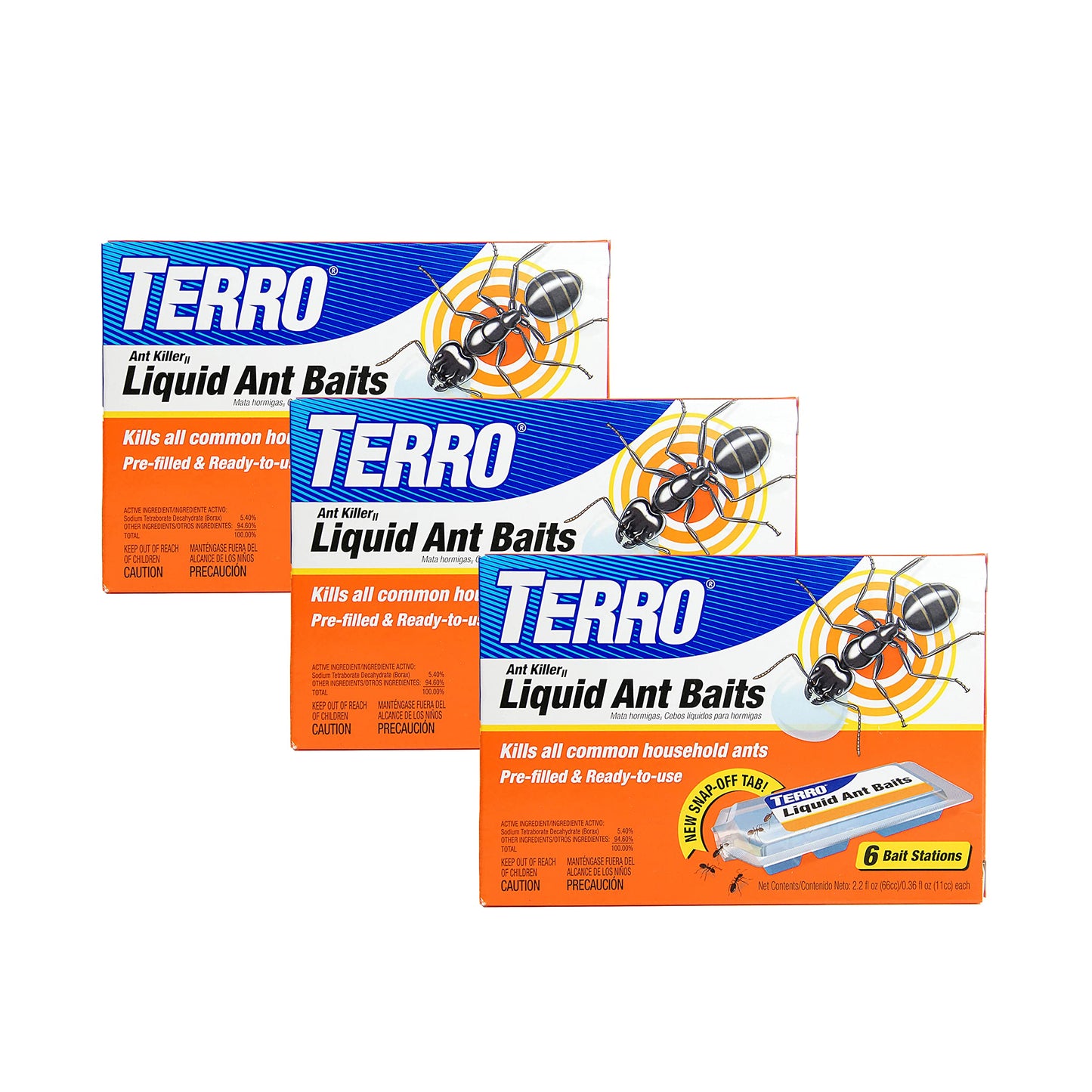 TERRO Ant Killer Bait Stations T300B - Liquid Bait to Eliminate Ants - 12 Count Stations for Effective Indoor Ant Control