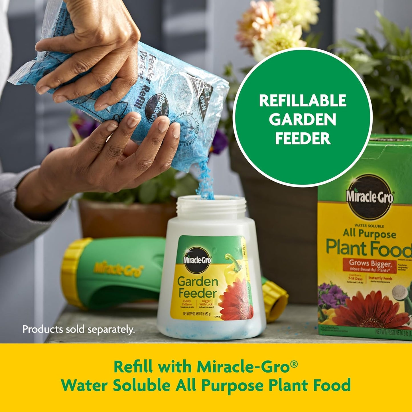 Miracle-Gro Water Soluble All Purpose Plant Food, Plant Fertilizer for Indoor or Outdoor Plants, Roses, Flowers, Houseplants, Vegetables and Trees, 10 lb.