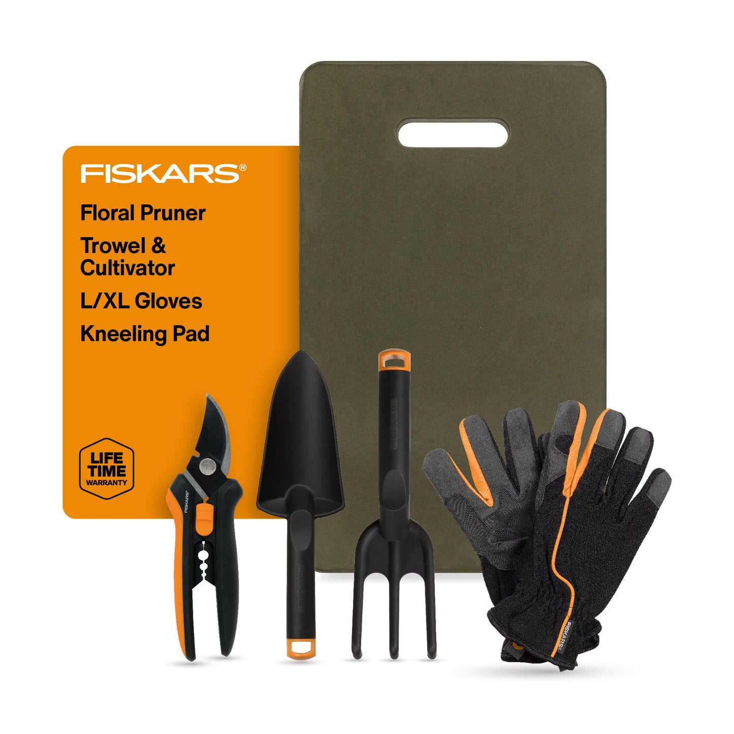 Fiskars 6" Pruning Scissors (2-Pack) for Flowers, Buds, Weeds and Small Plants, Garden Snips with Resin Resistant Nonstick Stainless Steel Blades, Gardening Trimmers with Comfortable Handle