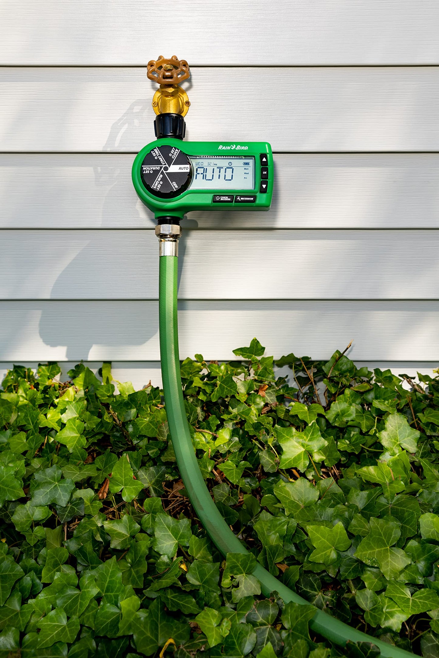 Rain Bird 1ZEHTMRP Premium Professional Grade Electronic Digital Hose End Timer/Controller, One Zone/Station, Battery Operated, Brass Inlet/Outlet