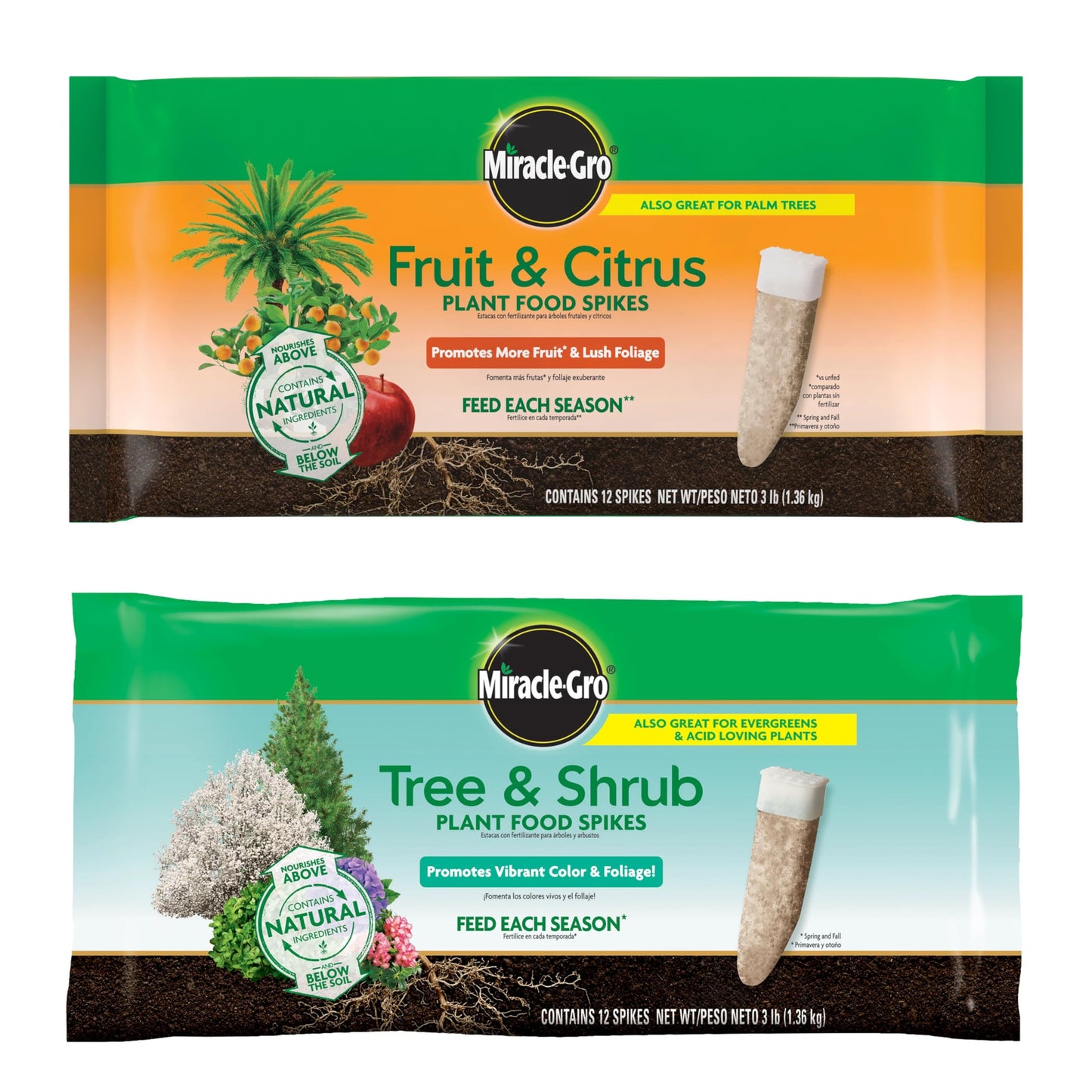 Miracle-Gro Fruit & Citrus Plant Food Spikes
