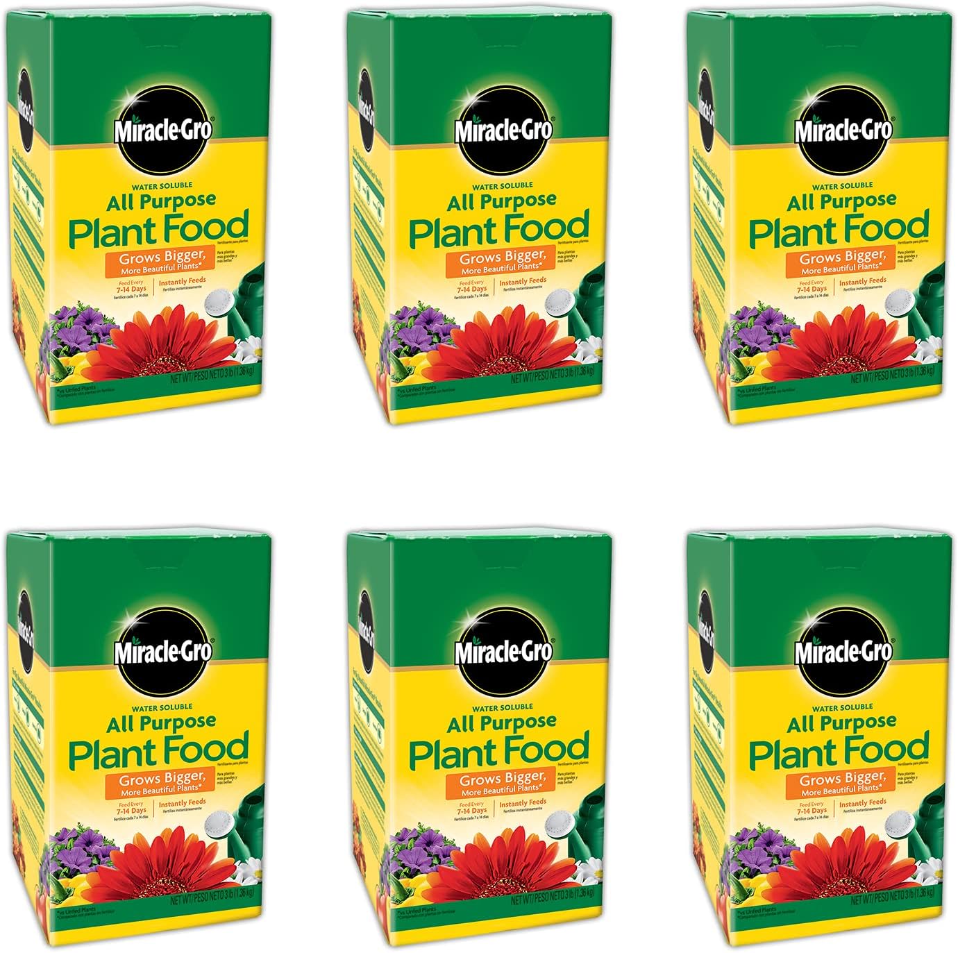 Miracle-Gro Water Soluble All Purpose Plant Food, Plant Fertilizer for Indoor or Outdoor Plants, Roses, Flowers, Houseplants, Vegetables and Trees, 10 lb.